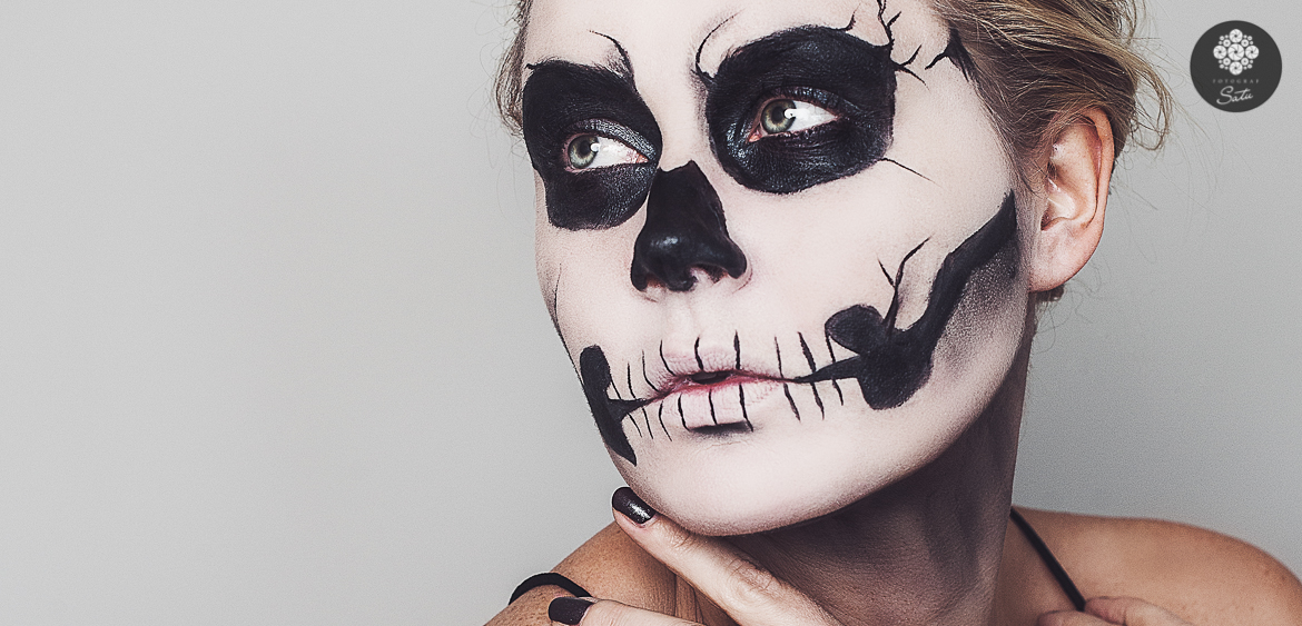 @ fotograf satu knape 2014 kreativ sminkning skelett skeleton