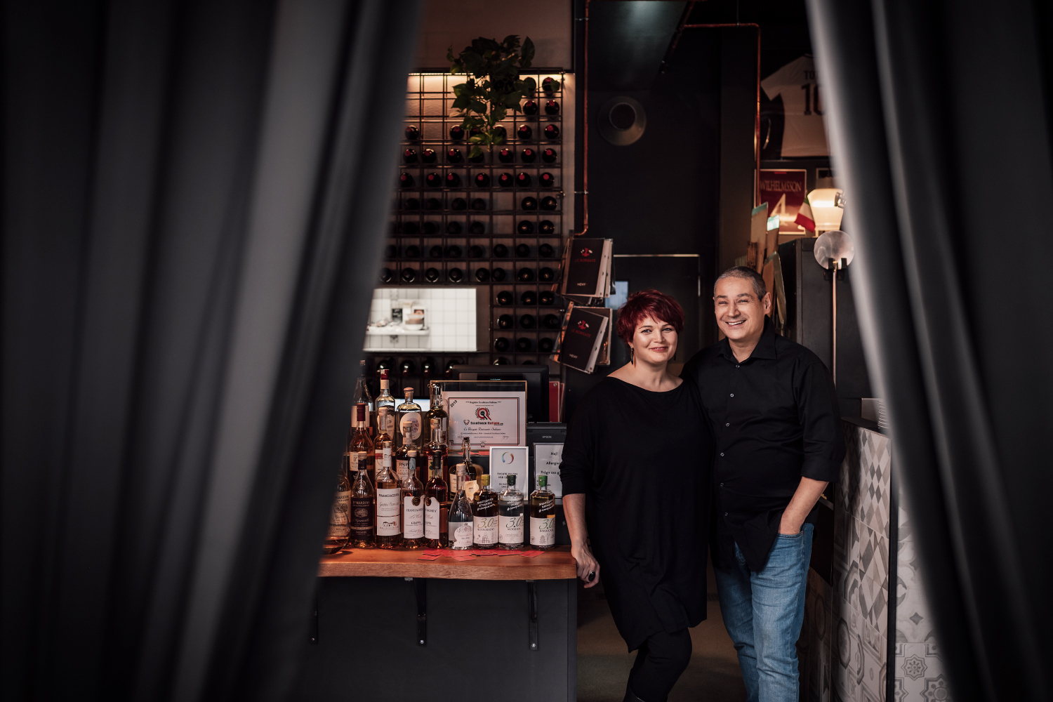 Sara och Marco på Le Borgate i Linköping fotograferat av Satu Knape fotograf i Linköping